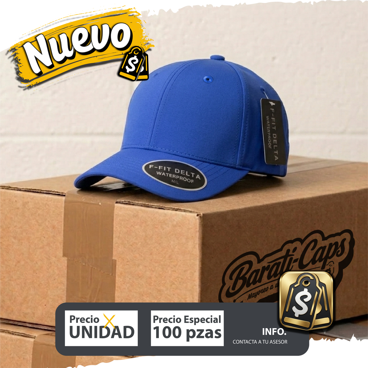 Gorra F-FIT DELTA Waterproof
