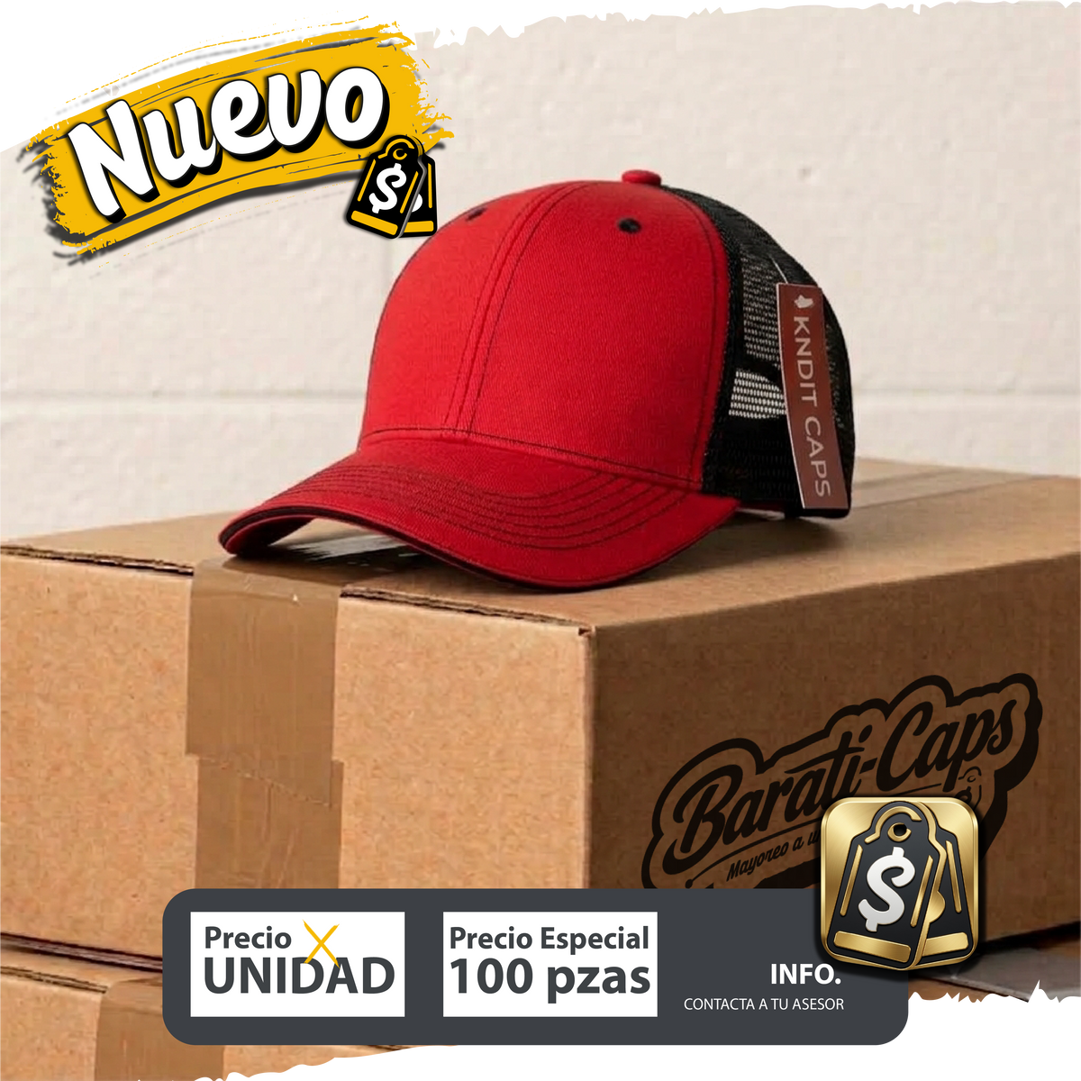 Gorra Trucker GLHMESH (SAND) – Estilo Urbano y Versatilidad