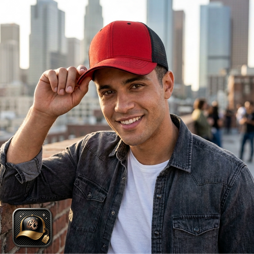 Gorra Trucker GLHMESH (SAND) – Estilo Urbano y Versatilidad